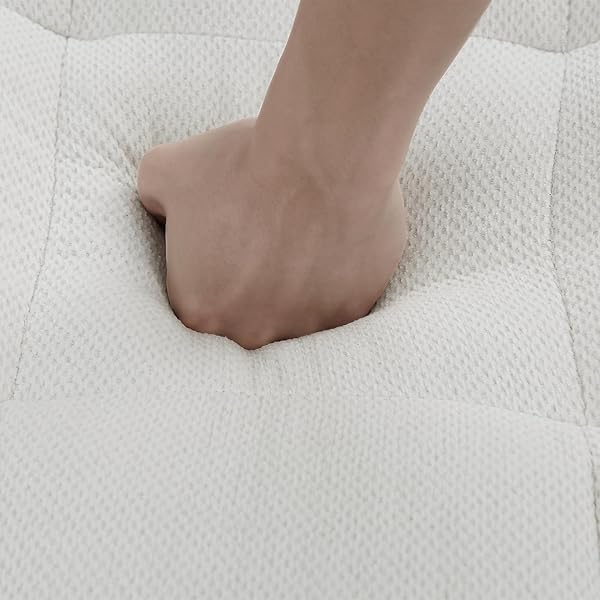 Sofá cama convertible de 52,8" con dos plazas, sofá cama capitoné 3 en 1