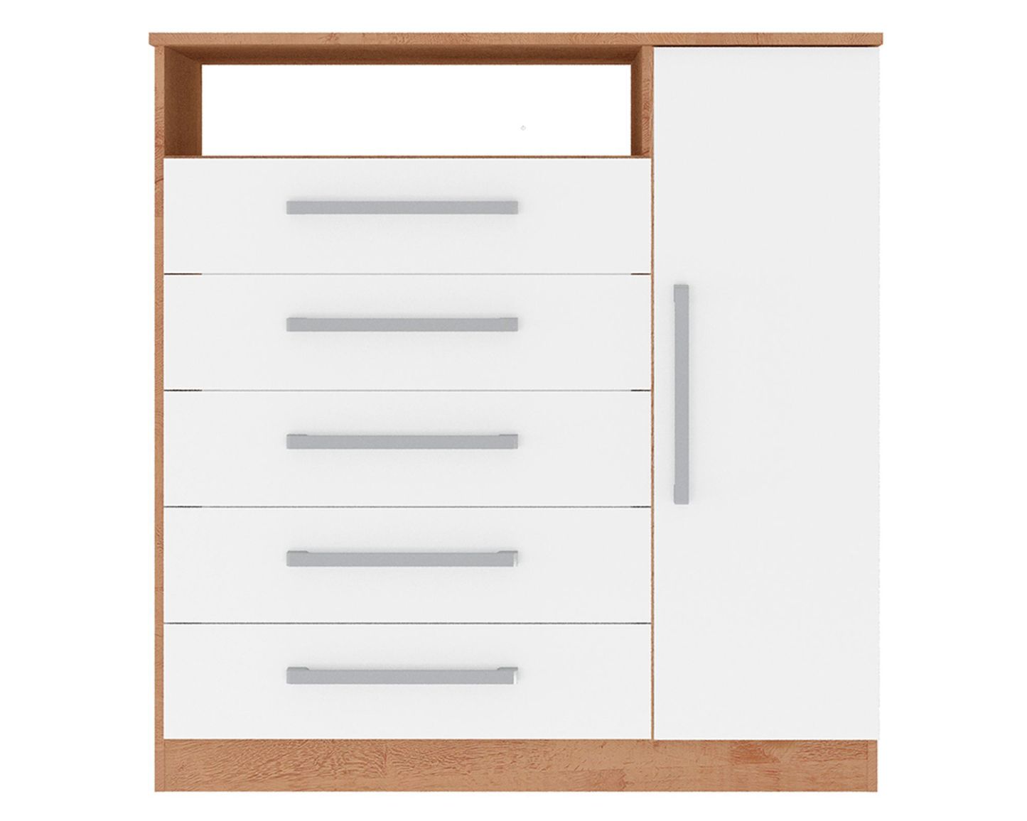 Clóset 3 puertas 2 cajones + Cómoda 1 puerta 5 cajones