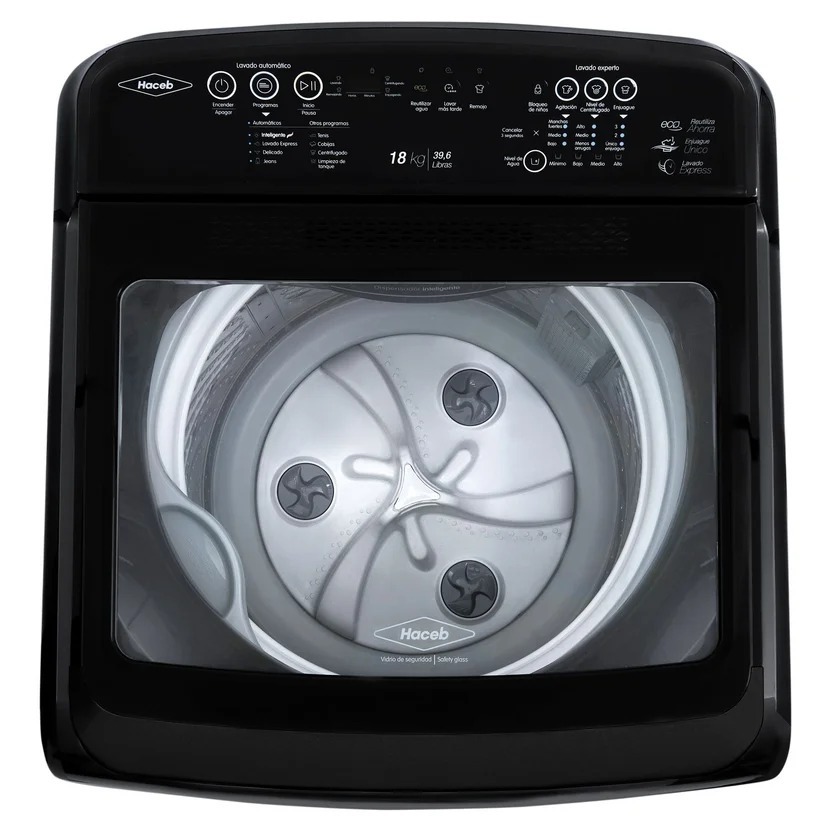 Lavadora Carga Superior 18 Kg Digital Gris LA 18EVI16B-CC1HW