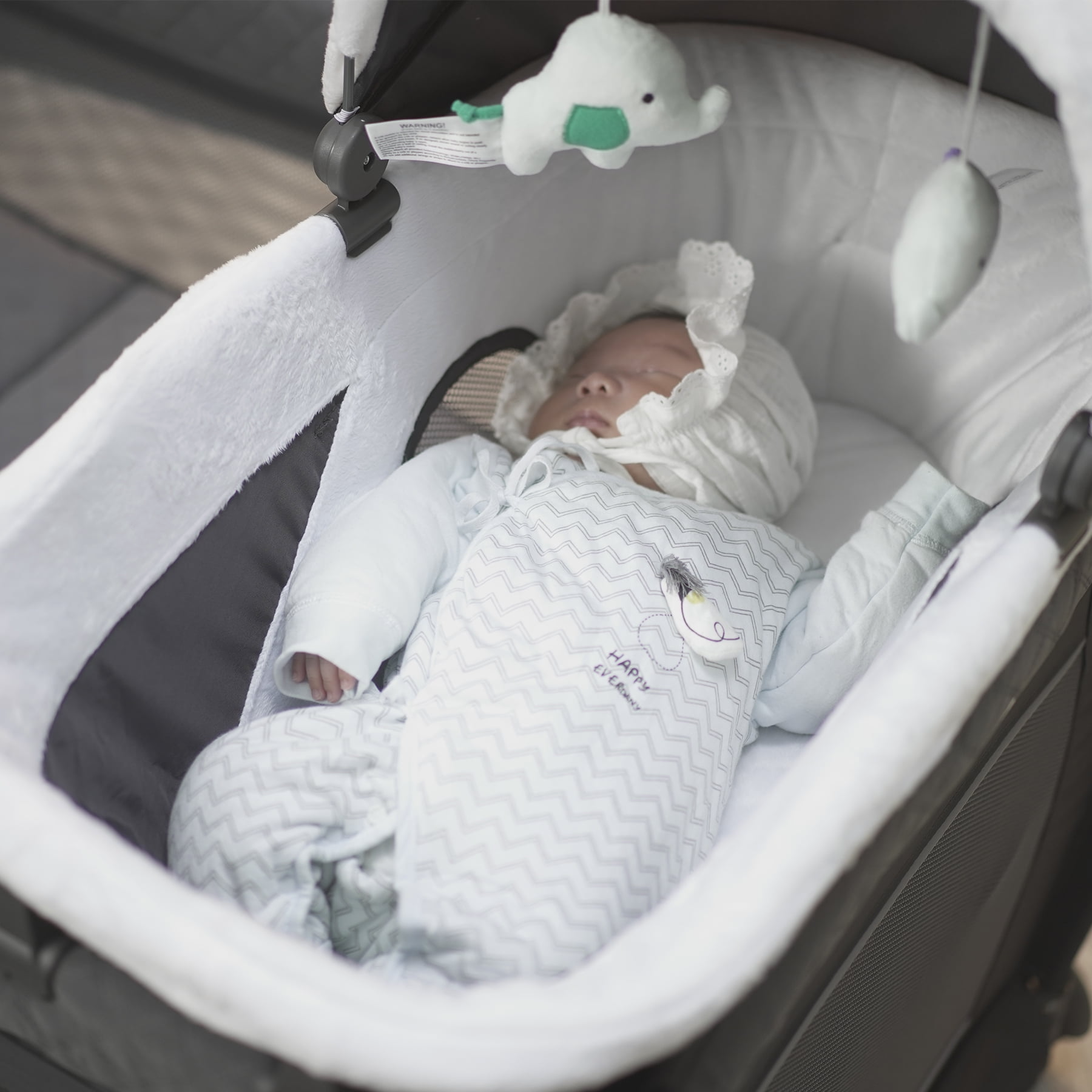 Parque de juegos para bebés unisex con cuna y cambiador, para recién nacidos