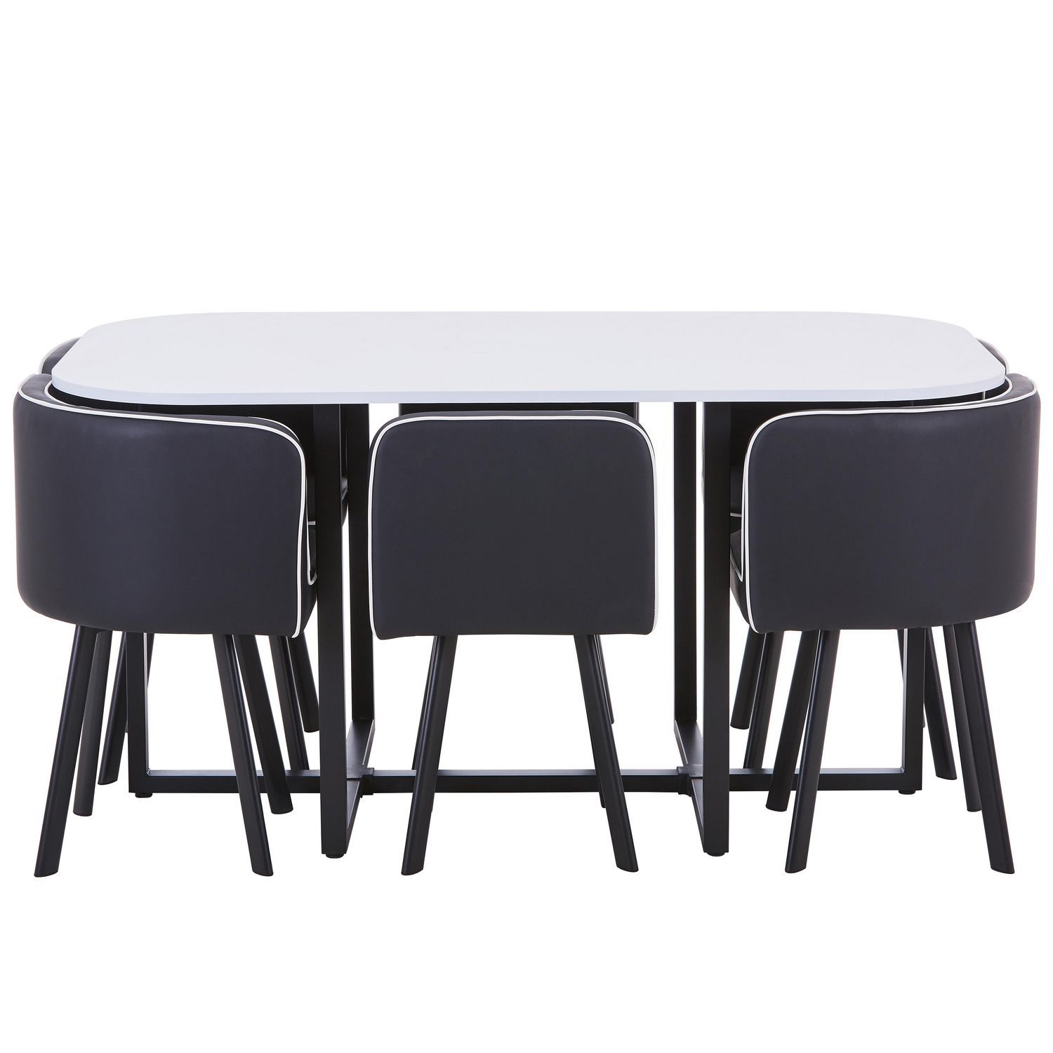 Set Comedor Pizza 1 Mesa + 6 Sillas