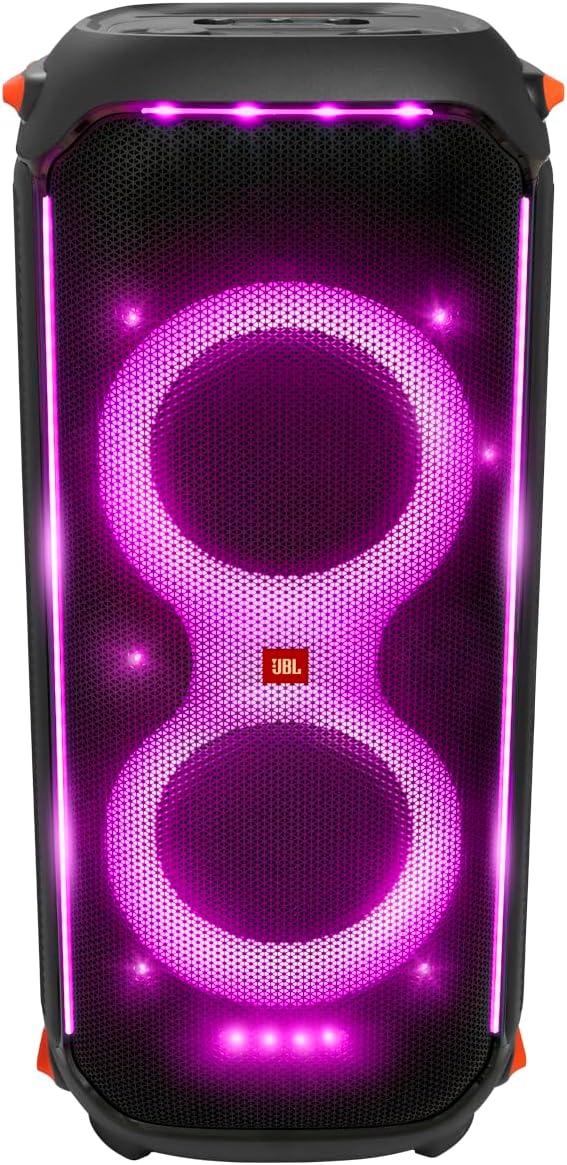 710 - Altavoz de Fiesta con Sonido Potente de 800 W RMS, Luces integradas y diseño a Prueba de Salpicaduras