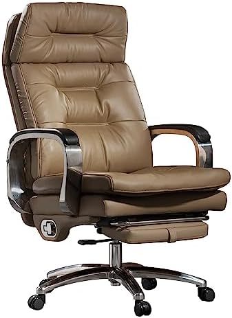 Silla de oficina con masaje de paletas, reposapiés, ventilación con calefacción, gestión ergonómica, silla ejecutiva de oficina totalmente reclinable.