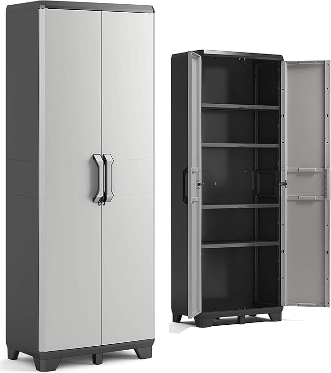 Armario Estante De Plástico Keter Gear Con 4 Repisas Organizador