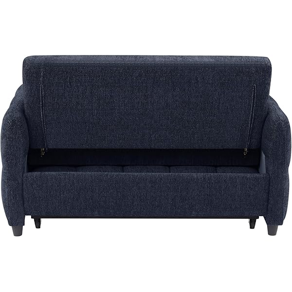 Sofá cama convertible de 52,8" con dos plazas, sofá cama capitoné 3 en 1