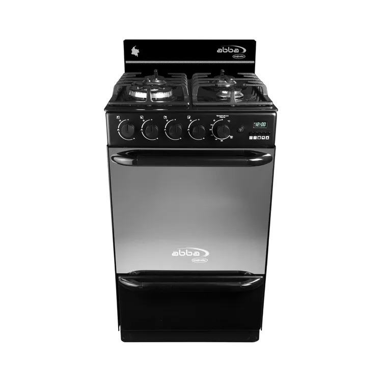 Estufa de Piso  Majestic 4 Puestos Con Horno Gas Natural AT2035N GT T Negro