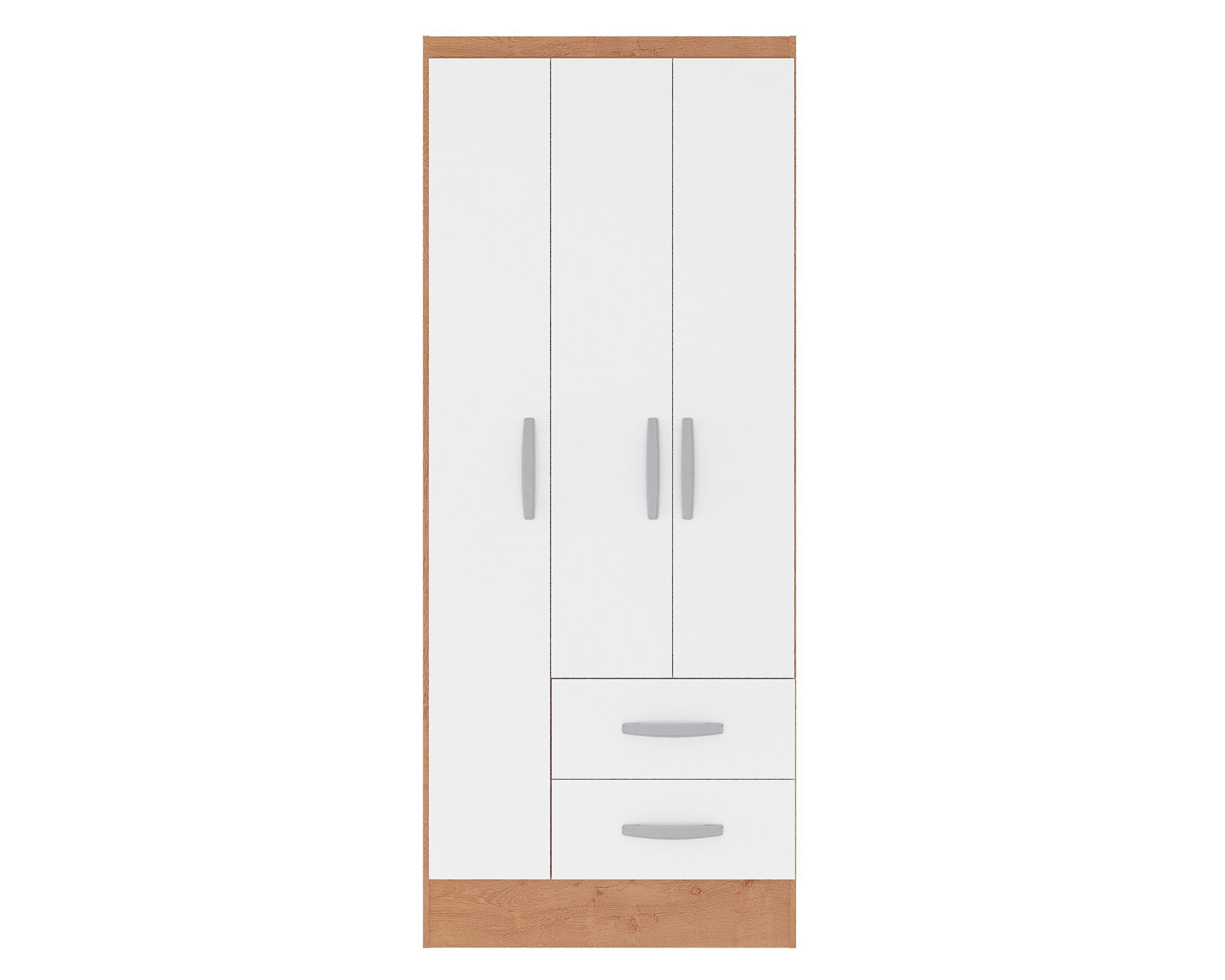 Clóset 3 puertas 2 cajones + Cómoda 1 puerta 5 cajones