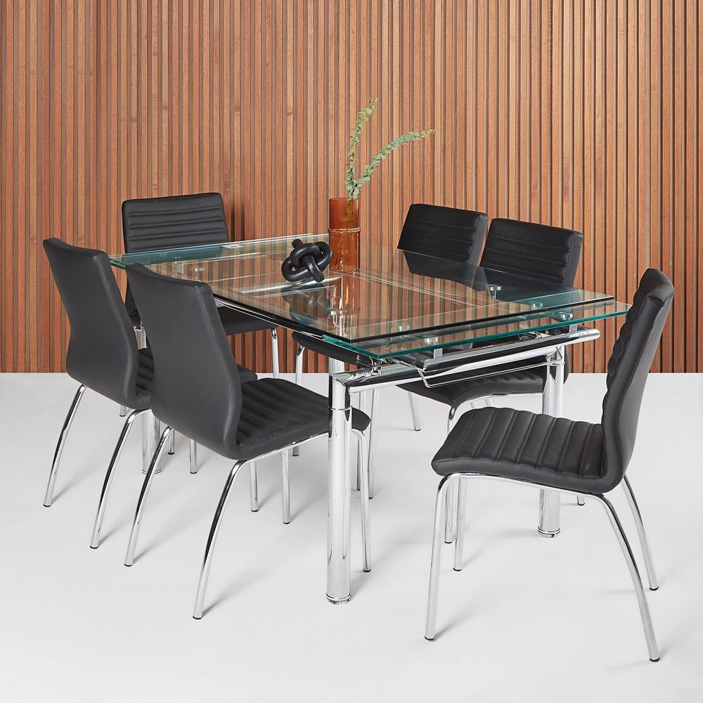 Juego de Comedor Extensible Salamanca 6 Sillas
