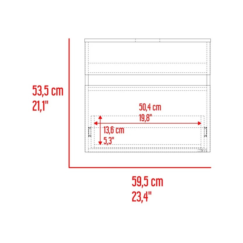Combo Sanitario Cima, Mueble Palermo 60 Cm Fresno + Lavamanos Spazio Griferia Mate Black + Accesorios Negros