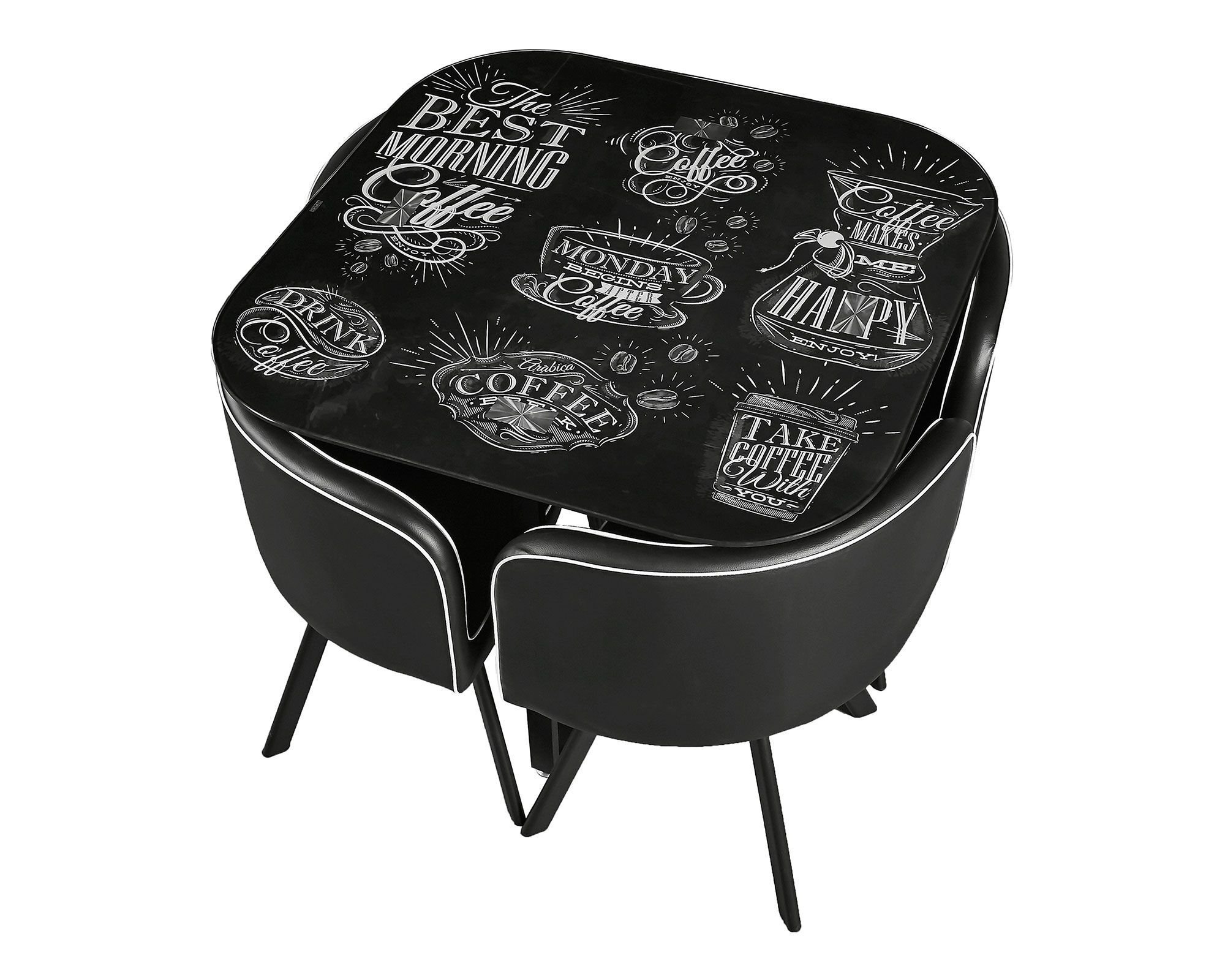 Comedor 4 sillas Coffe 2.0 M+ Design