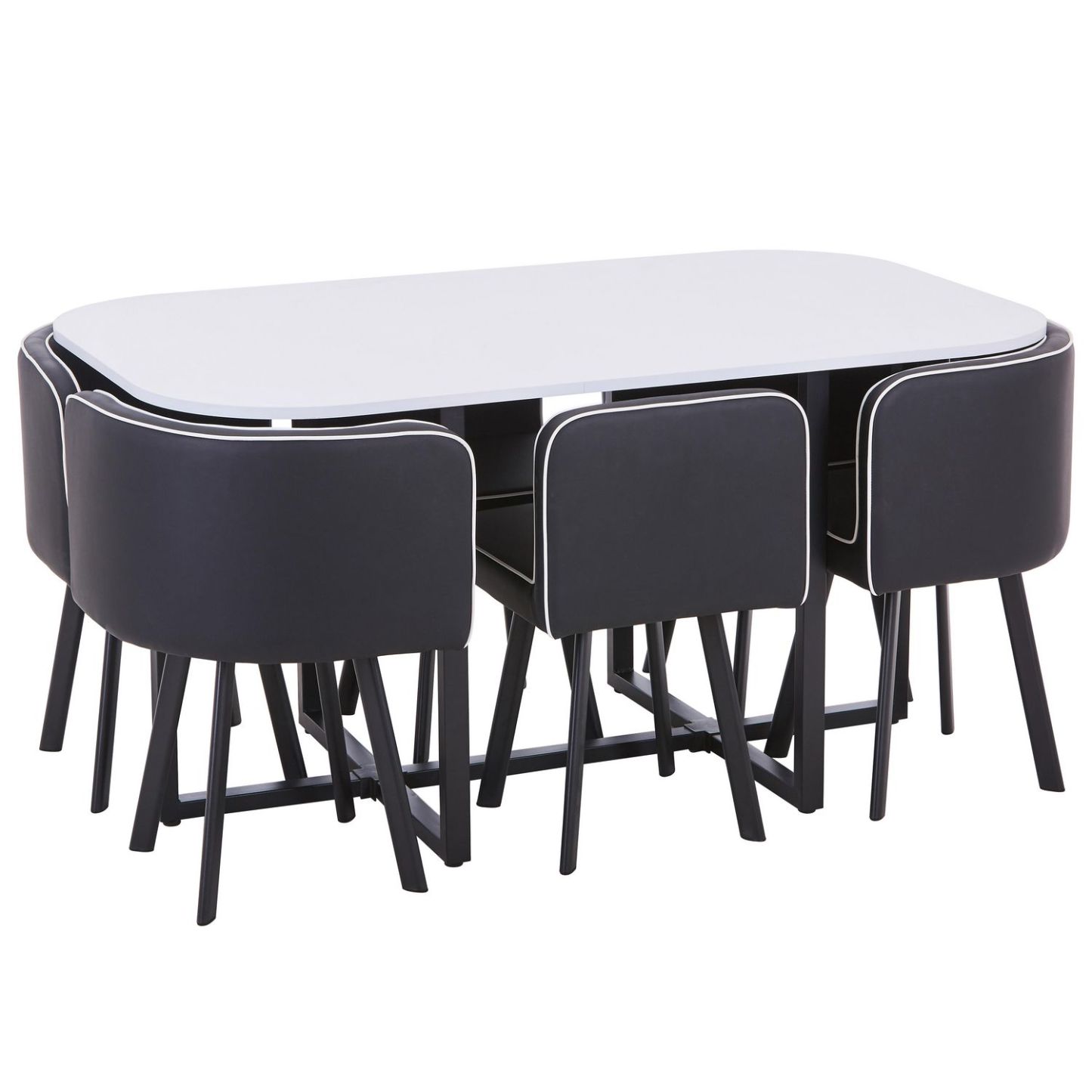 Set Comedor Pizza 1 Mesa + 6 Sillas