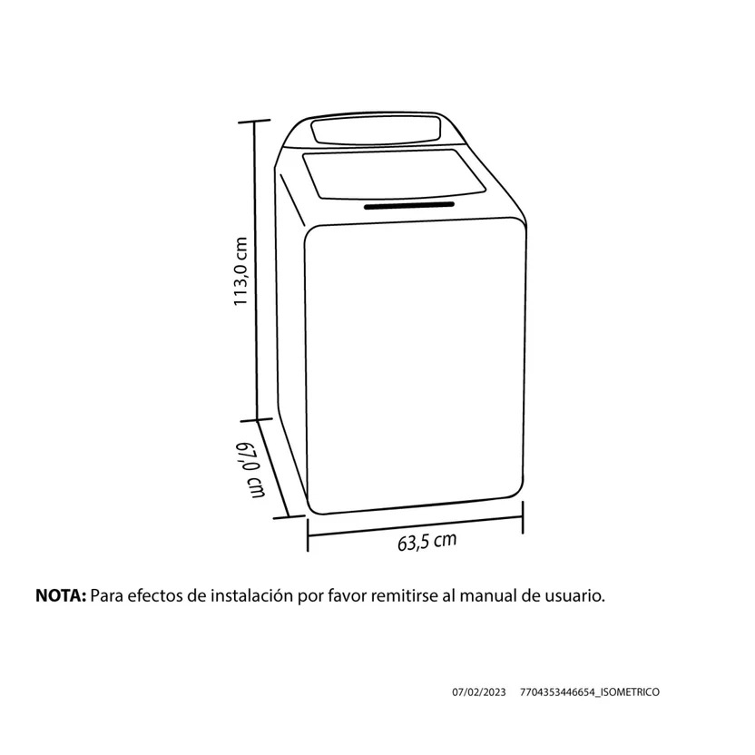 Lavadora Carga Superior 18 Kg Digital Gris LA 18EVI16B-CC1HW