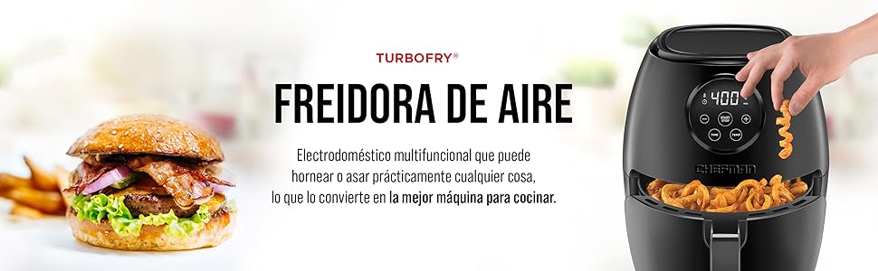 Chefman ayuda a preparar tus comidas saludables en esta maravillosa freidora de aire