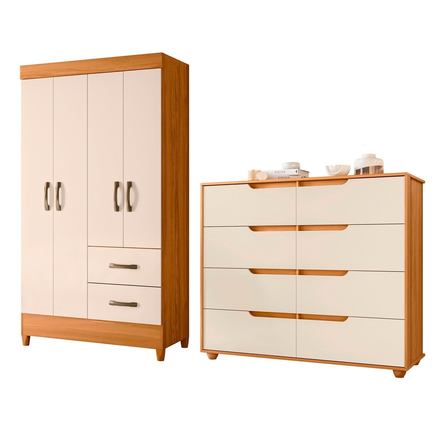 COMBO CLOSET 4P+COMODA DOB CARV