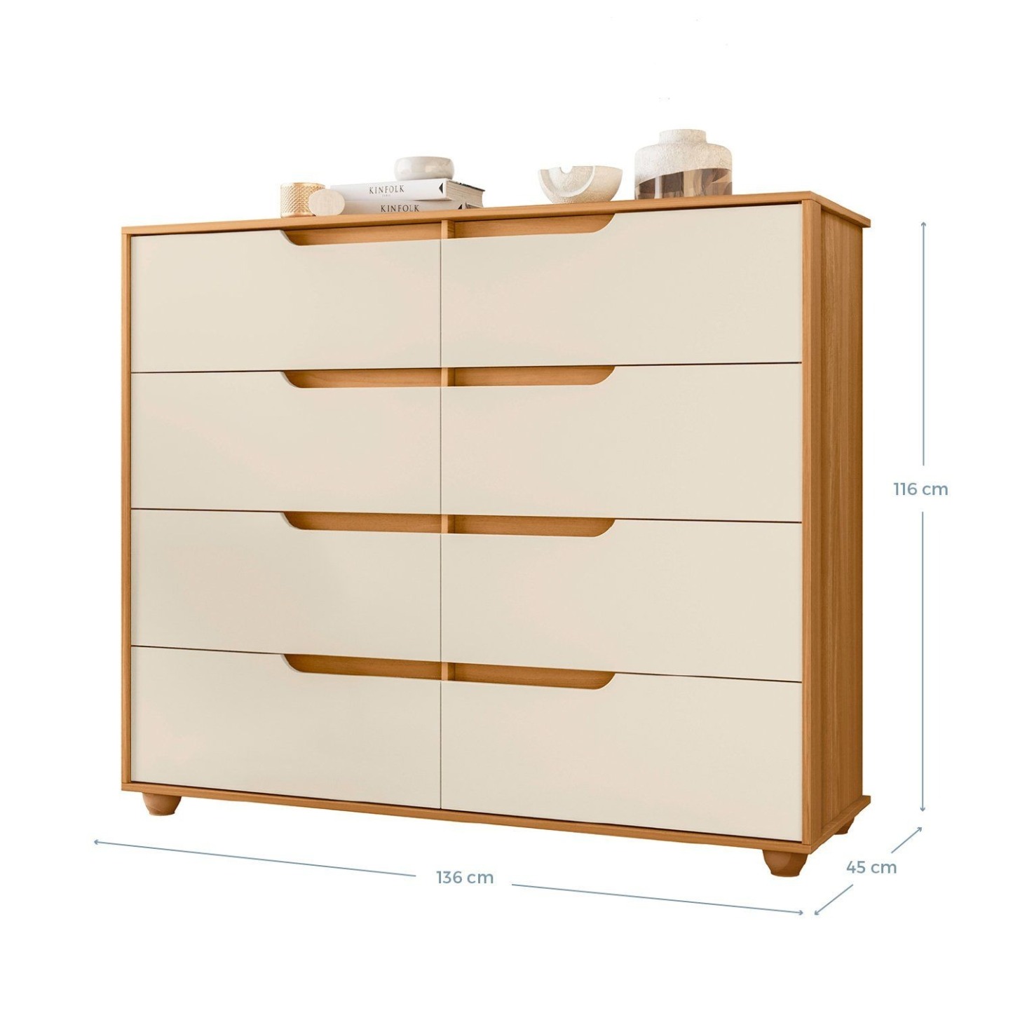 COMBO CLOSET 4P+COMODA DOB CARV