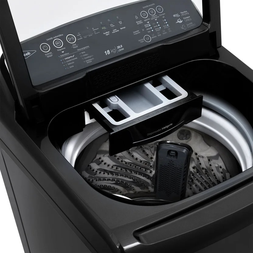 Lavadora Carga Superior 18 Kg Digital Gris LA 18EVI16B-CC1HW
