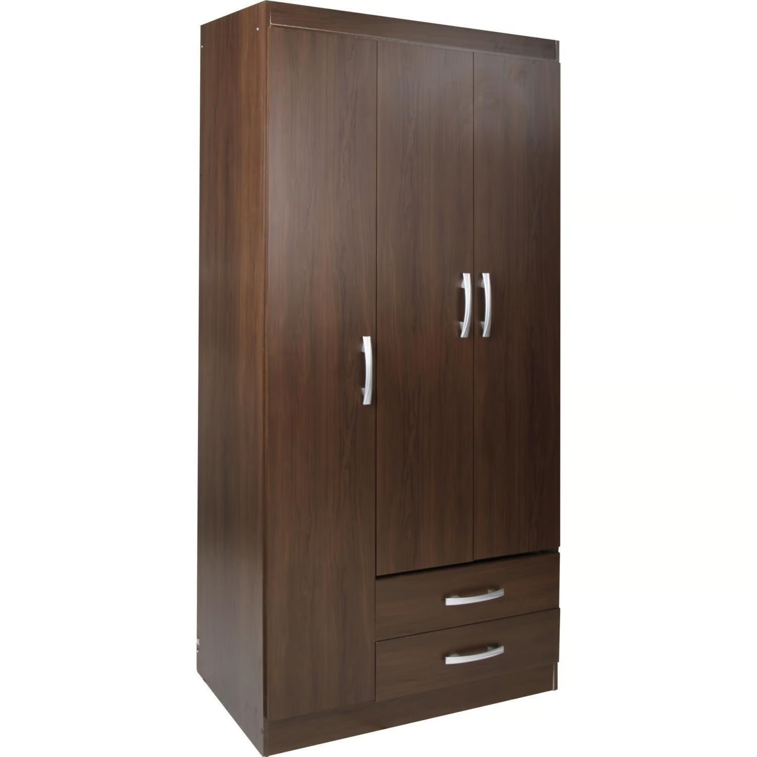 Combo Ropero 3 Puertas 2 Cajones + Cómoda 3 Cajones + Velador