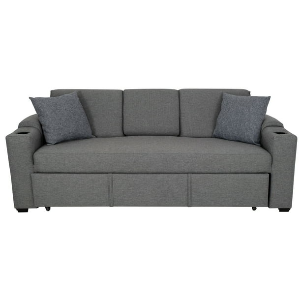 SOFÁ CAMA MILAN GRIS OXFORD