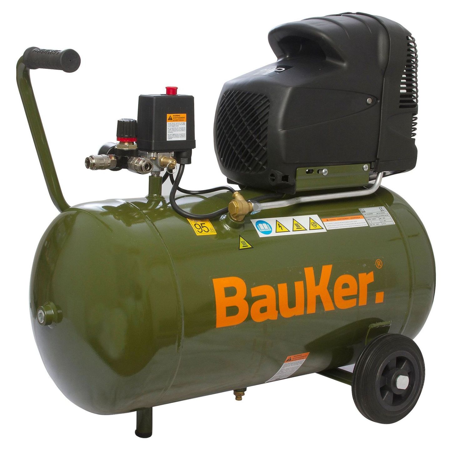 Compresor De Aire Eléctrico 2HP 50 Lt
