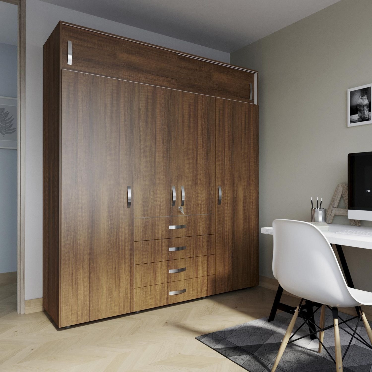 Armario Dual V2 200x180x49.9cm Caramelo