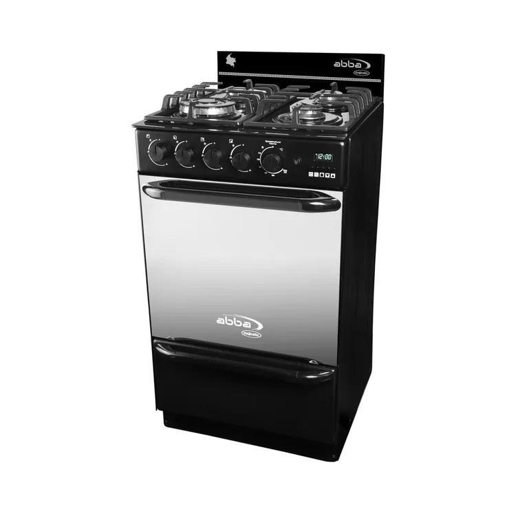 Estufa de Piso  Majestic 4 Puestos Con Horno Gas Natural AT2035N GT T Negro