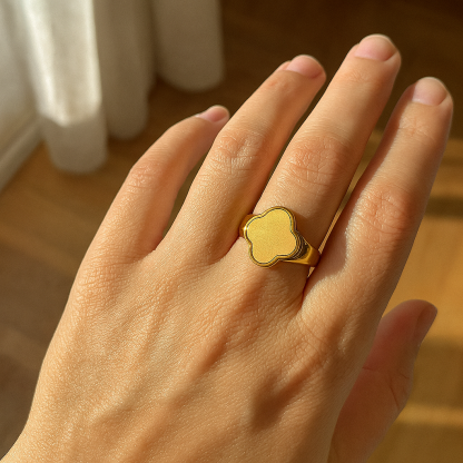 Anillo de sello moderno (personalizado)