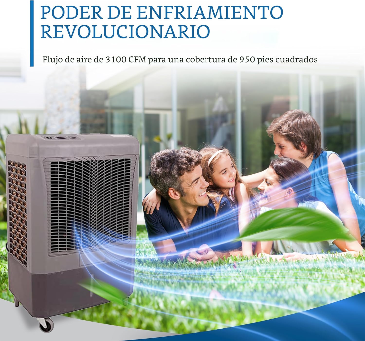 Enfriador evaporativo Hessaire MC37M de 3100 CFM