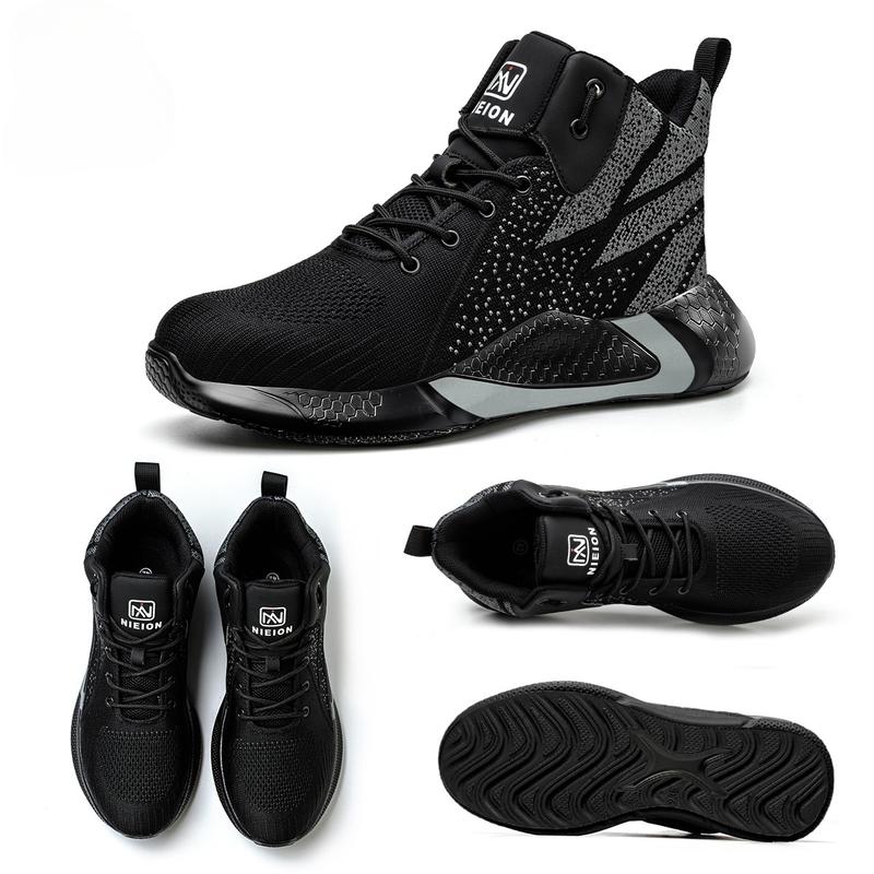 NIEION Tenis Seguridad Industrial Zapato De Trabajo Hombre Mjuer Botas De Seguridad Para Hombre Y Mjuer