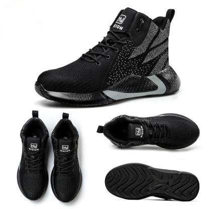 NIEION Tenis Seguridad Industrial Zapato De Trabajo Hombre Mjuer Botas De Seguridad Para Hombre Y Mjuer