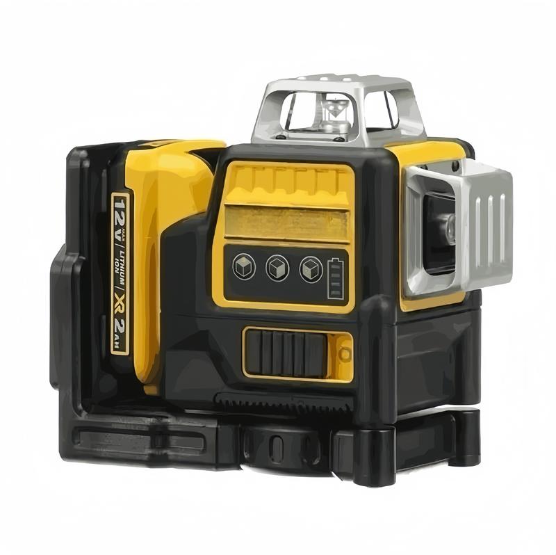Nivel láser DW con medidor verde DW de 12 líneas para exteriores, herramienta de alta precisión impermeable lP54, alcance vertical de 360 ​​grados, batería de 12 V.