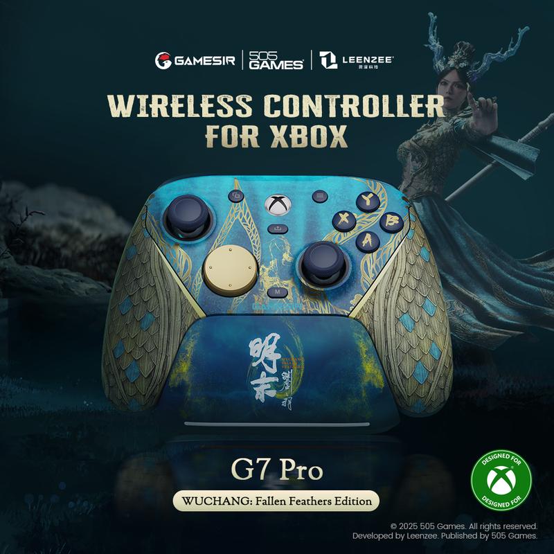 GameSir G7 Pro WUCHANG: Edición Plumas Caídas | Controlador inalámbrico para Xbox