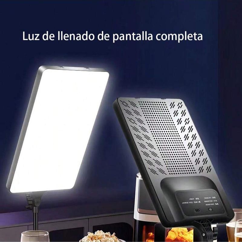 Toptech Lámpara de Maquillaje LED Estudio Fotográfico Portátil 2700k-7500k con Panel de Iluminación