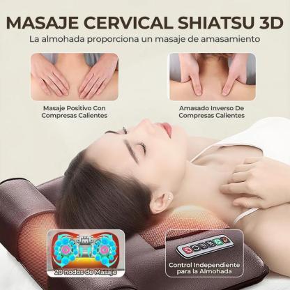 Masajeador Colchón Masajeador 10 Motores 5 Modo Termoterapia