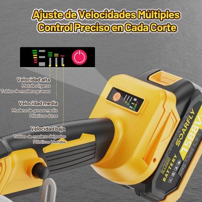 Sierra Circular Inalámbrica de 5 Pulgadas Con Mango