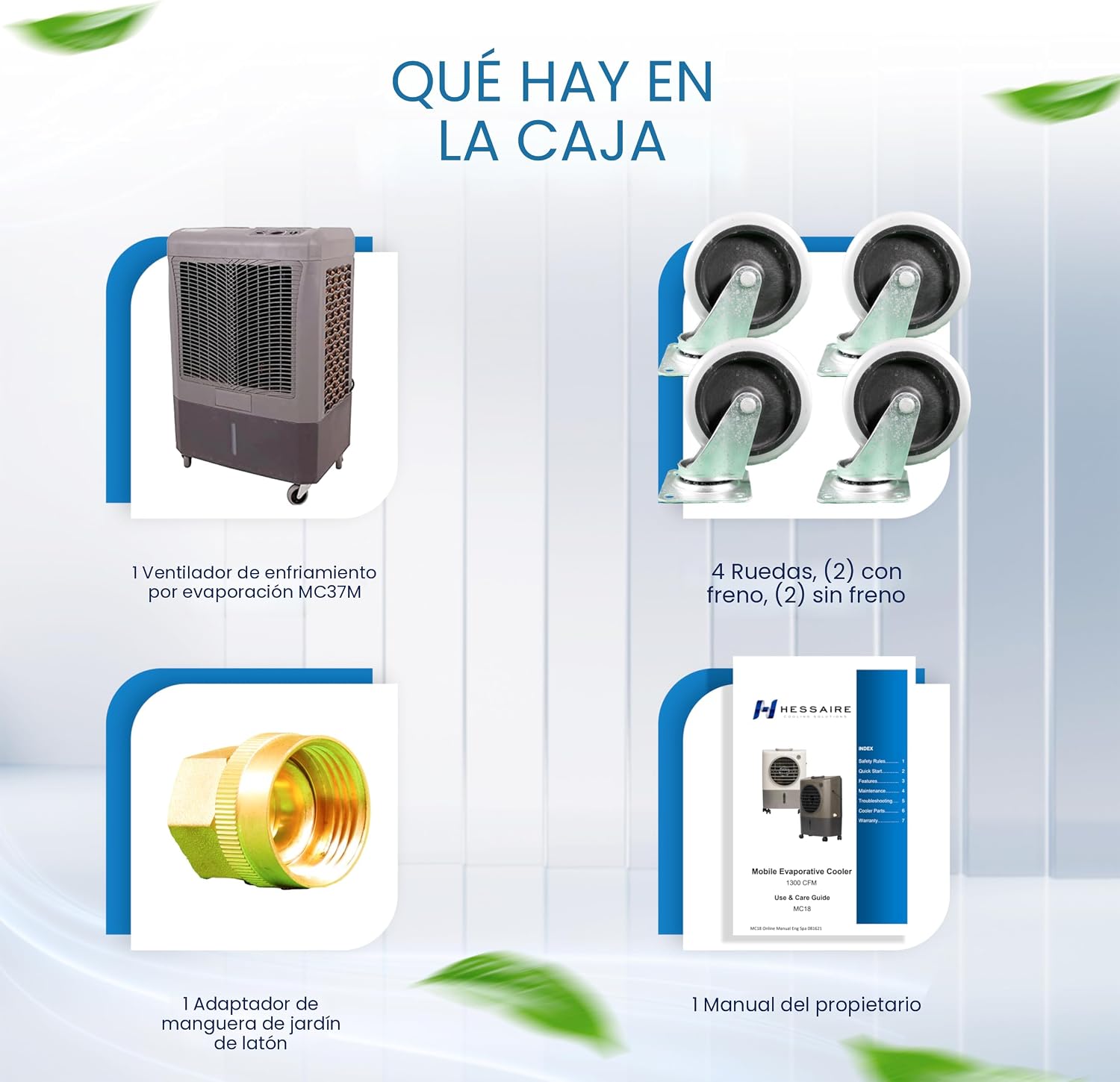 Enfriador evaporativo Hessaire MC37M de 3100 CFM