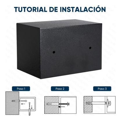 Caja Fuerte Digital De Alta Seguridad Con Código Y Llave