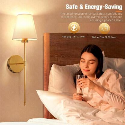 Wireless Battery-Powered Wall Lamps in /, Remote Control Bedroom Lights, Rechargeable Multi-Color Bulbs for Living Room & Hallway #TOP PICKS