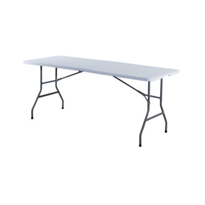 Mesa Plegable de Plástico Color Blanca 180 centimetros
