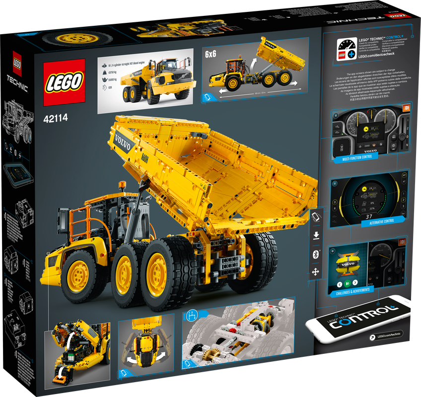LOGO 42114 TECHNIC 6X6 VOLVO ARTICULATED HAULER