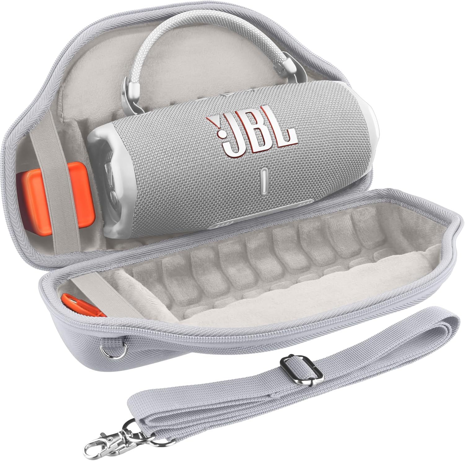 JBL Charge 6 Altavoz Bluetooth portátil (negro) | IP68 impermeable, a prueba de polvo y DropProof, audio inalámbrico para exteriores | 28 horas de reproducción + paquete de estuche de viaje