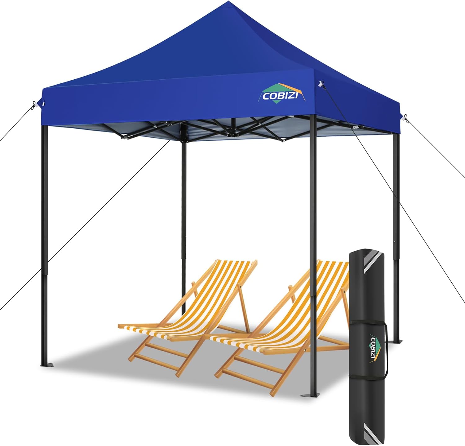 COBIZI - Toldo desplegable de 10 x 20 Pulgadas con 6 Paredes Laterales, toldo Impermeable para Eventos al Aire última intervensión, UPF 50+ cenador portátil para Fiestas, Playa, Camping, Boda,