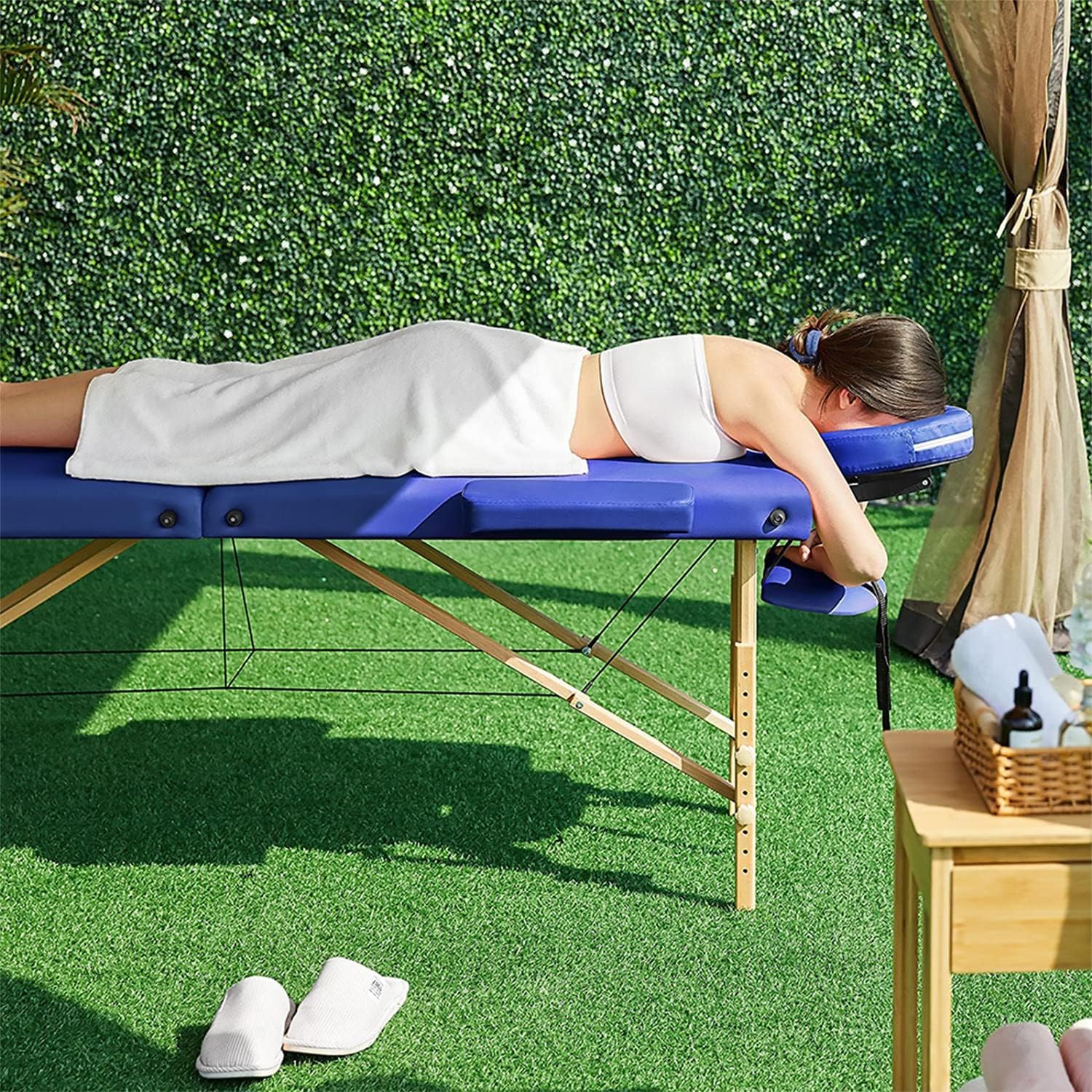 X-PROSS Cama Profesional para Tatuajes Plegable, Cómoda Y Resistente Cama para Masajes Profesional De SPA