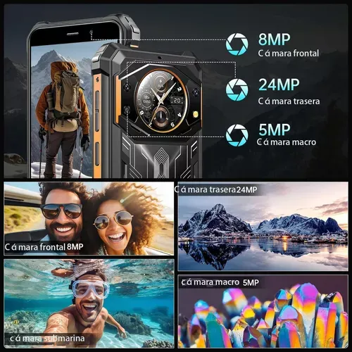 A Fossibot F101 Pro 15(8+7) Gb+128gb/1tb 10600mah 18w Android 13 Pantalla Hd+ De 5.45 Celular