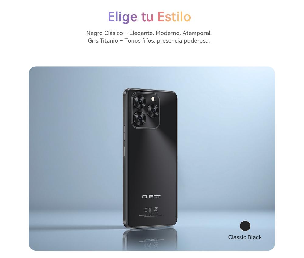 Cubot Note 60 Dual SIM 128 GB Azul 16 GB (6 GB + 10 GB ampliados) RAM Android 15 Pantalla 7,2" 120 Hz Bater&iacute;a 7000 mAh C&aacute;mara Triple 48 MP Protecci&oacute;n IP65  A