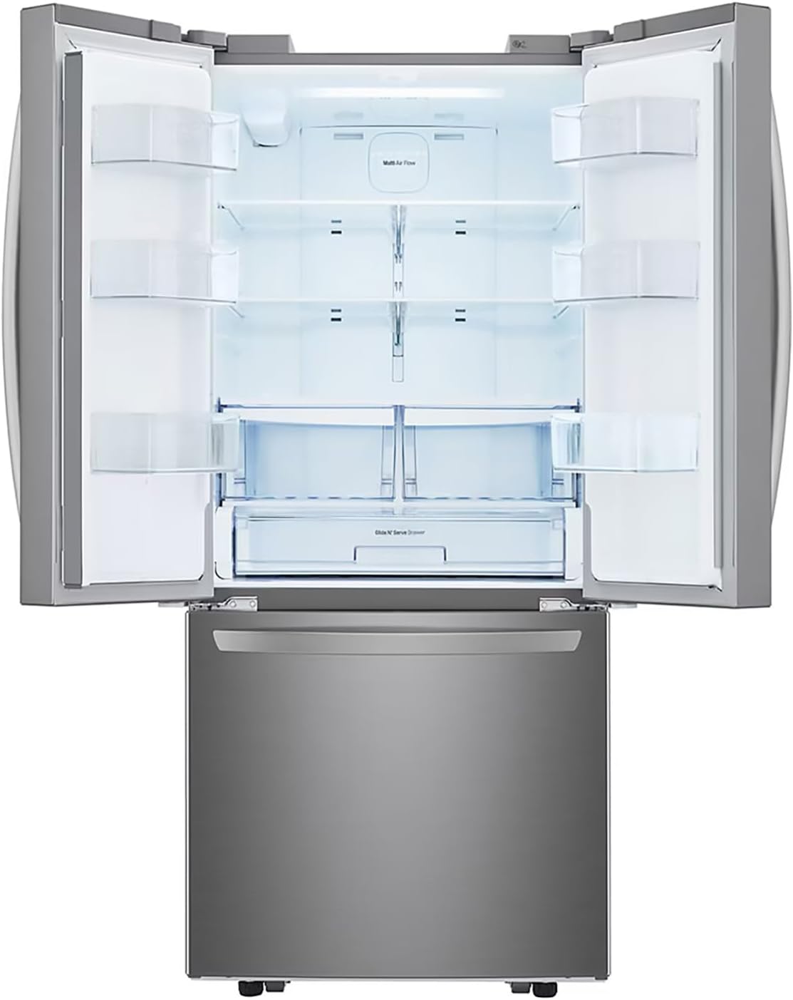 REFRIGERADOR 22" COLOR ACERO INOX FRENCH DOOR INVERTER MARCA LG GM22SGPk