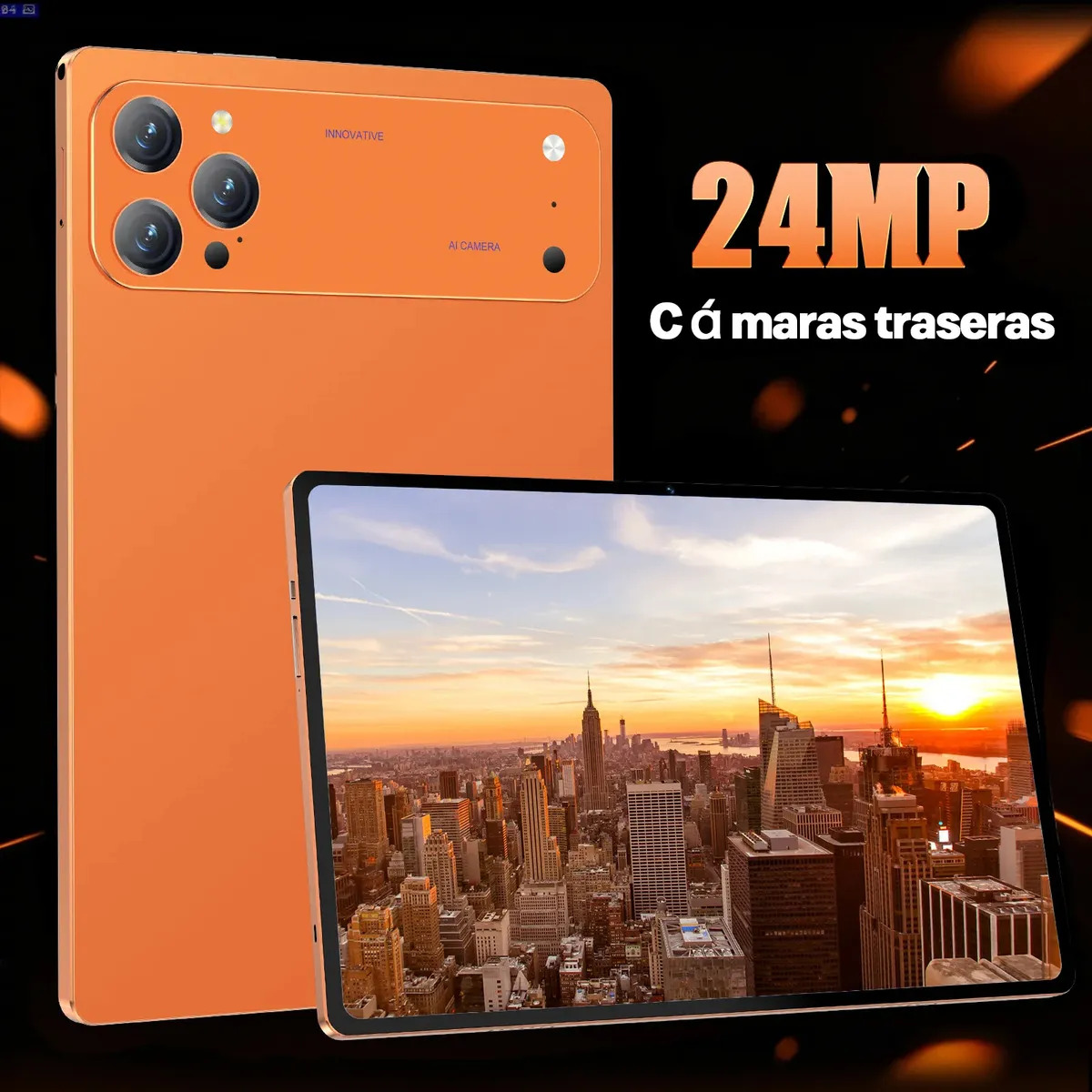 Tablet Android 15 de 10.1" con 22GB RAM, 256GB ROM y Funda Teclado