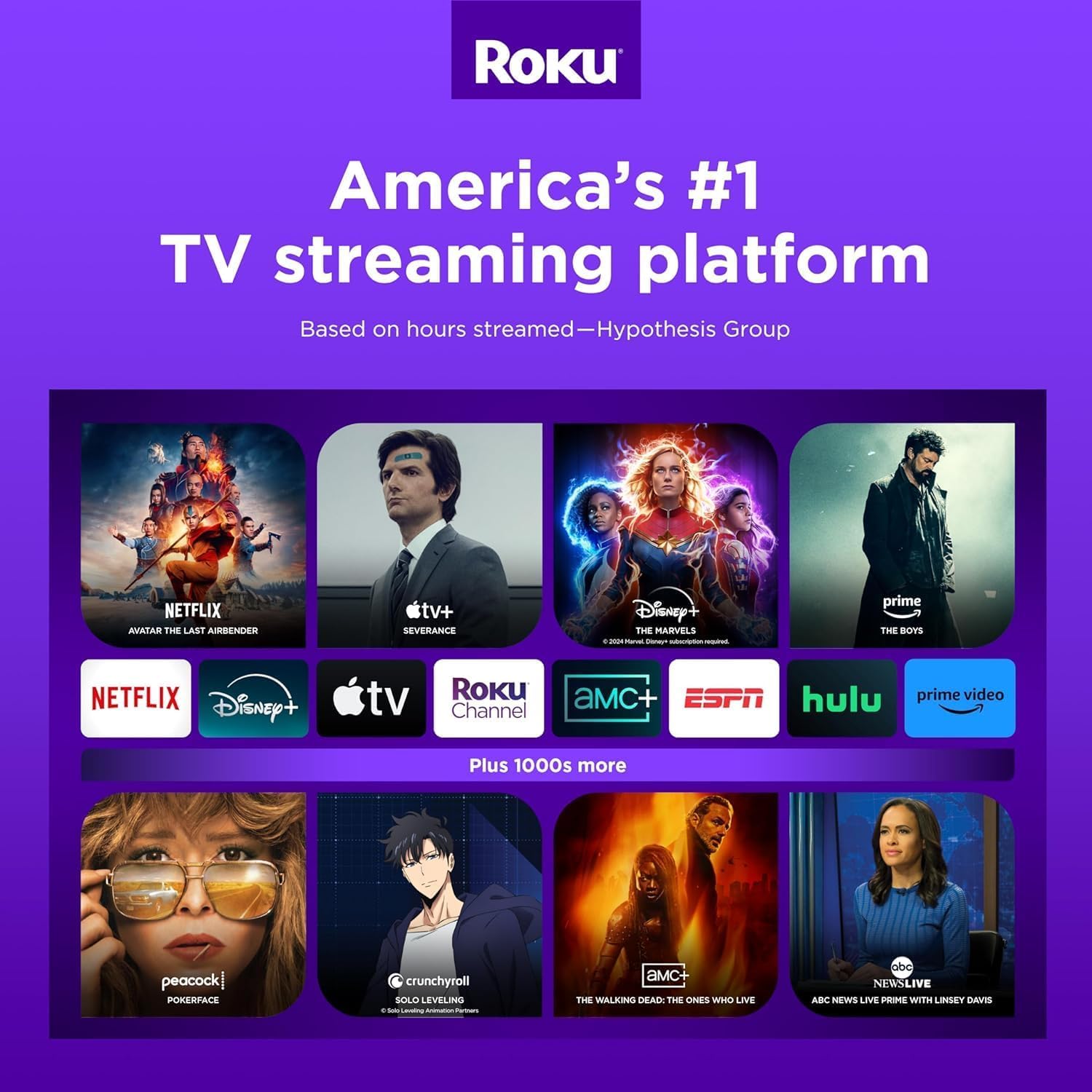 Roku Smart TV 2025 - Serie Selecta de 40 Pulgadas, TV Full HD de 1080p - RokuTV con Control Remoto de Voz - Televisión LED de visualización Plana con Wi-Fi para transmitir Noticias Locales en Vivo