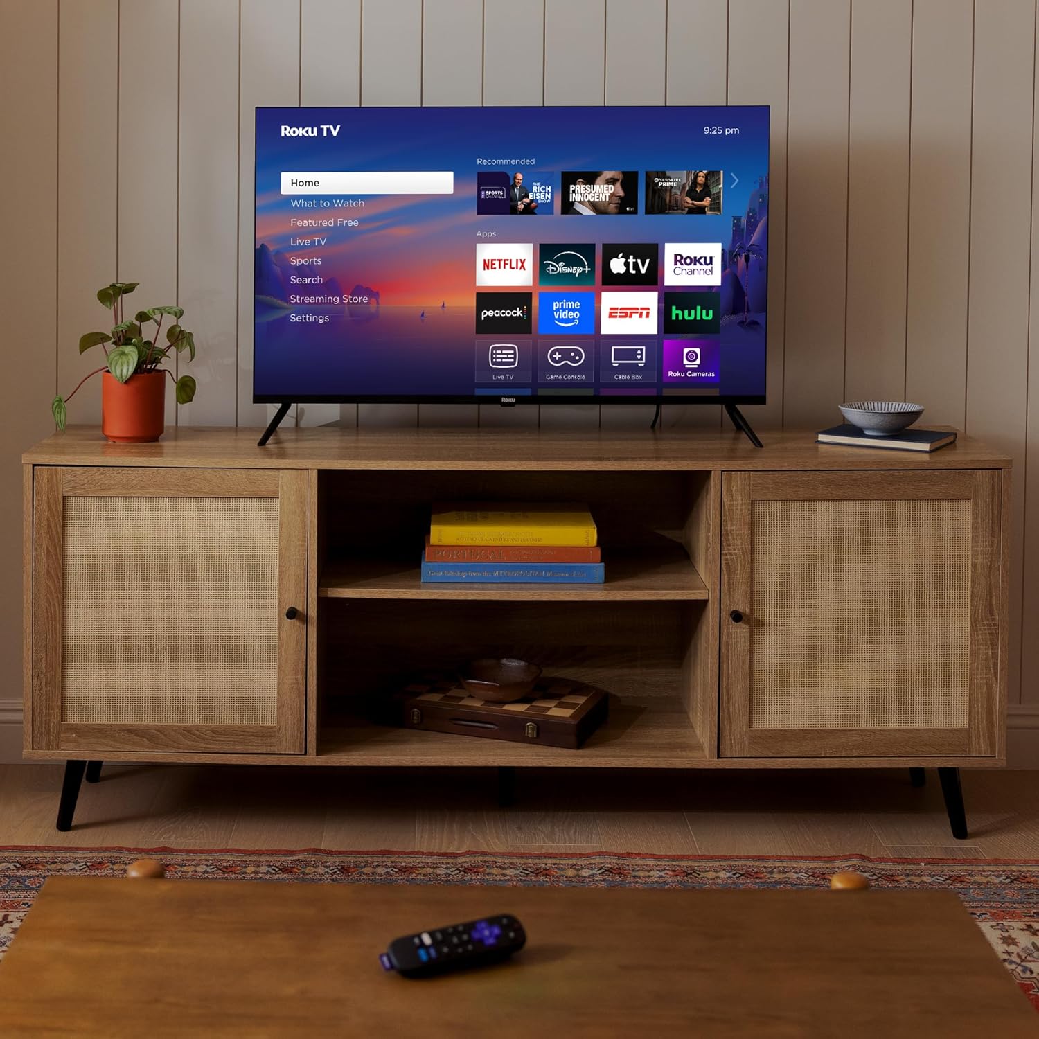 Roku Smart TV 2025 - Serie Selecta de 40 Pulgadas, TV Full HD de 1080p - RokuTV con Control Remoto de Voz - Televisión LED de visualización Plana con Wi-Fi para transmitir Noticias Locales en Vivo