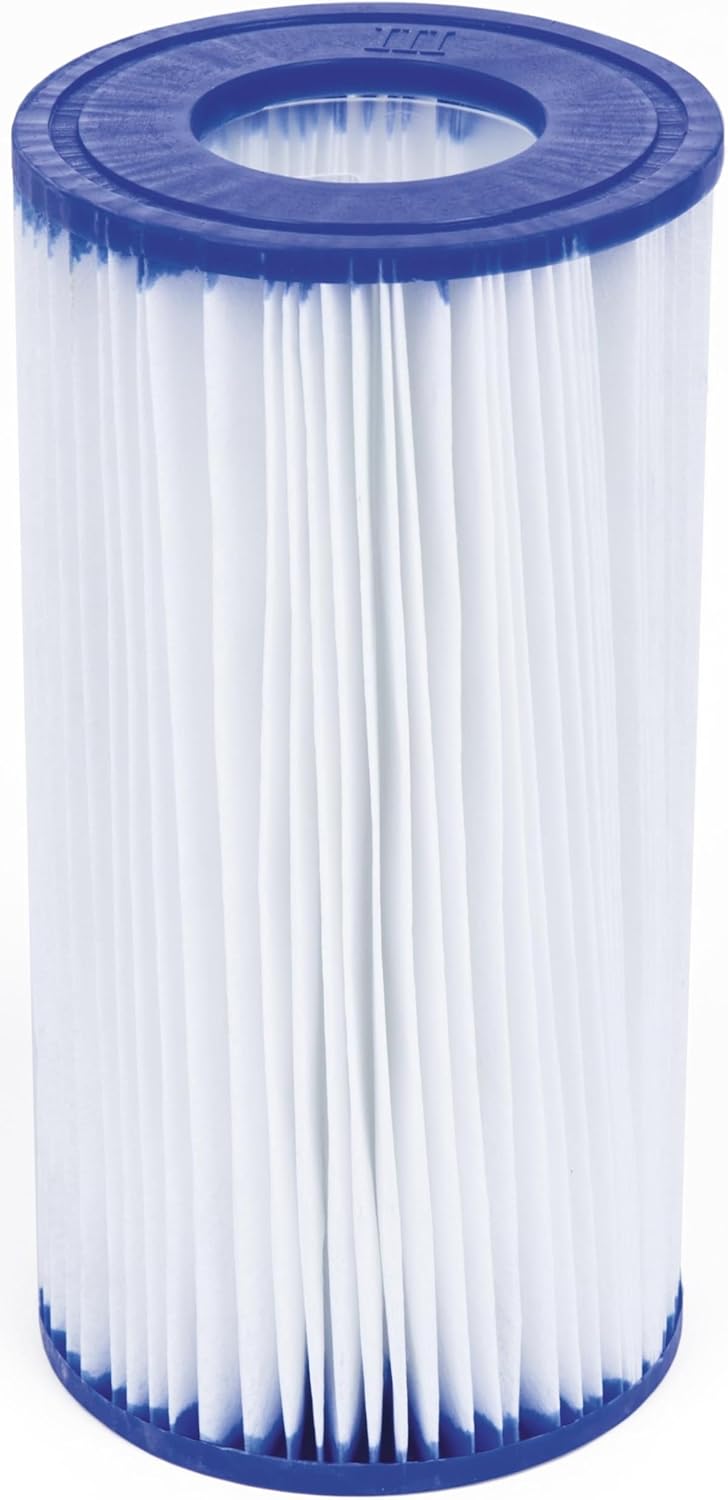 Bestway Steel Pro MAX - Juego de piscina redonda sobre el piso de 14 x 33 pulgadas, incluye bomba de filtro de 530 galones