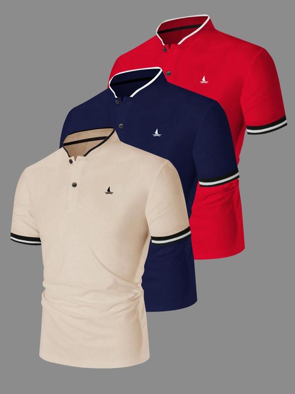6 Pack Men's Quick Dry Performance Polo Shirts, Stylish Fitted Golf Shirts, Casual Comfortable Cotton Blend for Everyday Wear, Athletic Quality Sports
